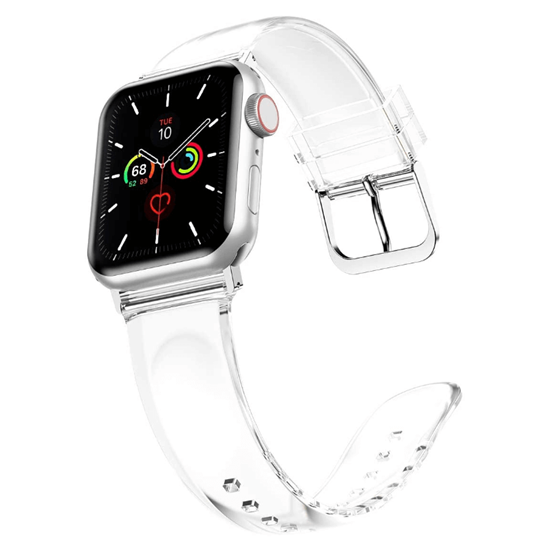 iFindStore. iiteeology Clear Strap for Apple Watch (45/44/42mm)