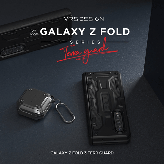 Picture of VRS Design Terra Guard for Galaxy Z Fold 3 (Matte Black)