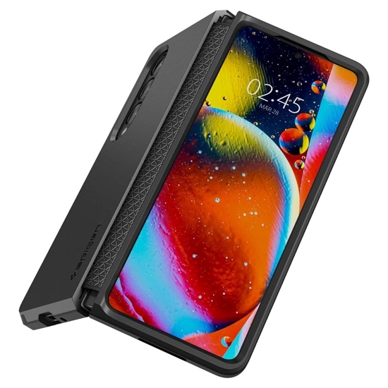 Spigen Galaxy Z Fold 4 Tough Armor Case Silver