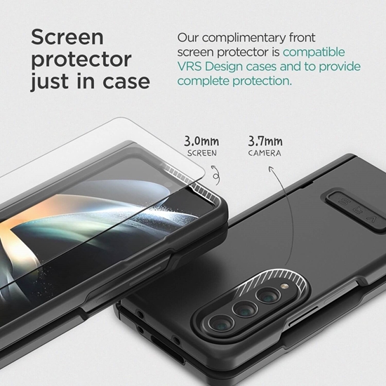 Picture of VRS DESIGN Terra Guard Modern case for Galaxy Z Fold 4 (Matte Black)