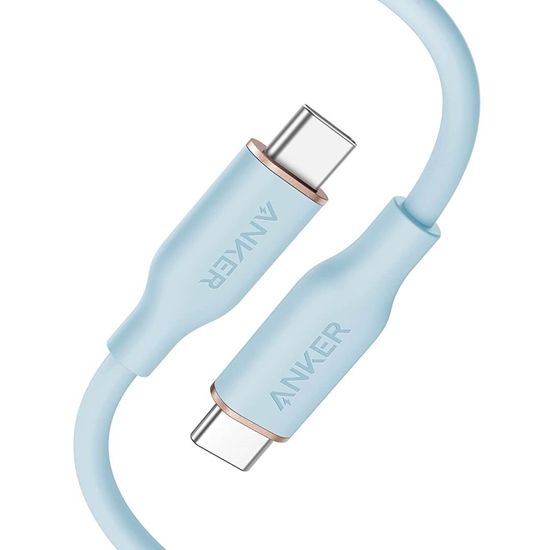 Picture of Anker 643 (0.90cm) PowerLine III Flow USB C USB C Cable 100W (Misty Blue)