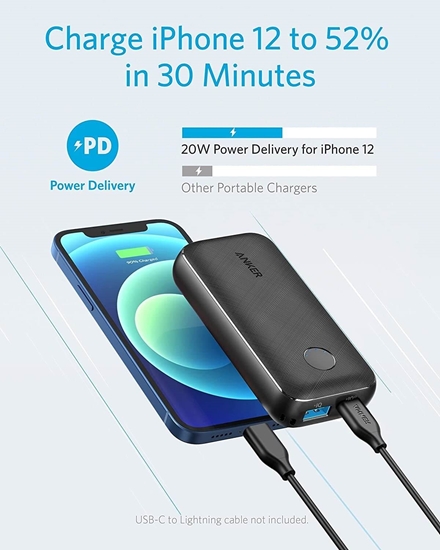 Picture of Anker PowerCore Metro 10000 PD (25W PPS / PD) - Black Fabric