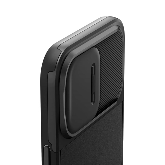 Spigen Optik Armor Black MagSafe Case - For iPhone 15 Pro Max