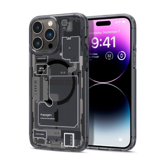 Picture of Spigen Ultra Hybrid (MagFit) Case for iPhone 14 Pro Max (Zero One)