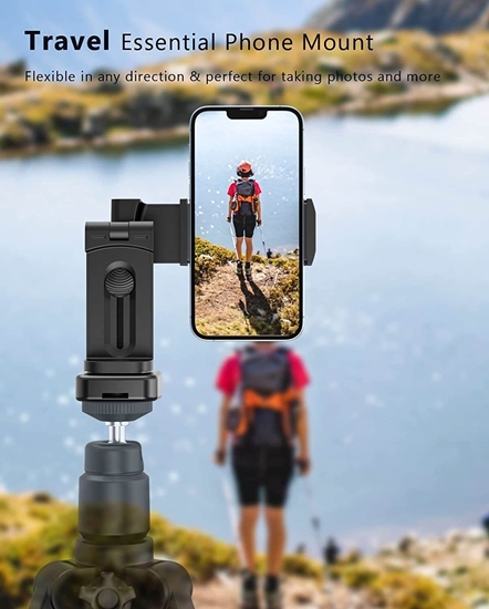 Picture of Tripod Phone Mount with 1/4 inch Screw Hole (Airplane Travel Essentials) stand