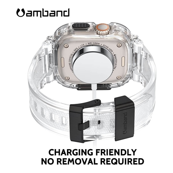 Picture of amBand M1 Sport Case for Apple Watch Ultra 49mm (Clear)